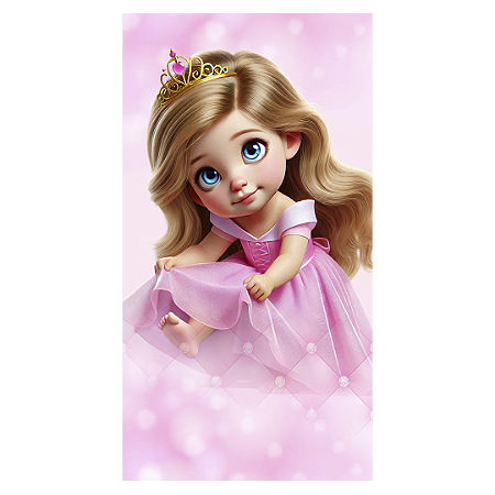 Capa Faixa Lateral Sublimado - Princesa