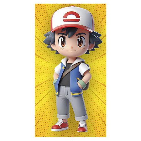 Capa Faixa Lateral Sublimado - Pokemon