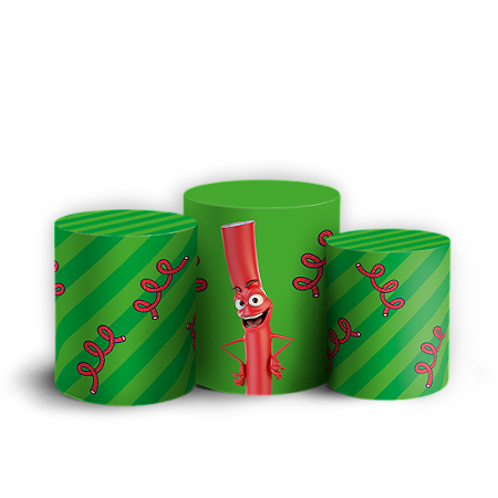 Capas Trio Cilindro Sublimado Vest Facil - Fini