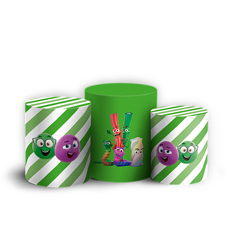 Capas Trio Cilindro Sublimado Vest Facil - Fini