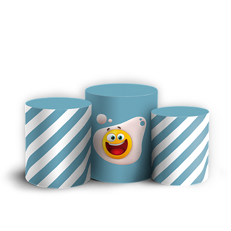 Capas Trio Cilindro Sublimado Vest Facil - Fini