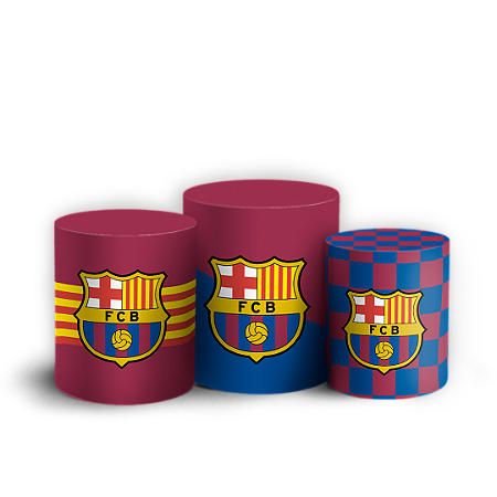 Capas Trio Cilindro Sublimado Vest Facil - Time Barcelona