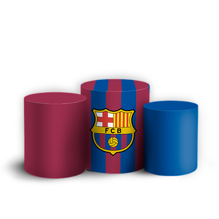 Capas Trio Cilindro Sublimado Vest Facil - Time Barcelona