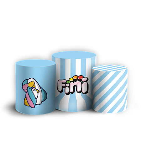 Capas Trio Cilindro Sublimado Vest Facil - Doces Fini