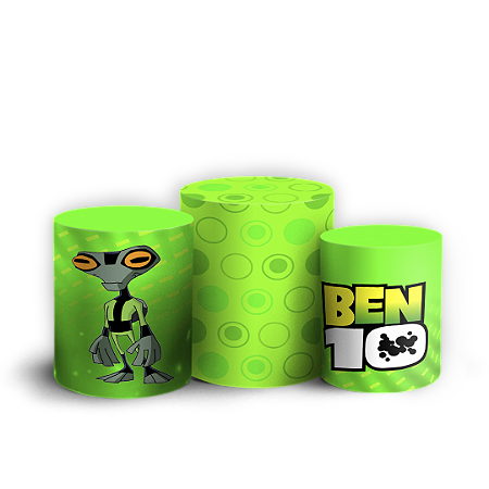 Trio Cilindro - Ben 10 - Sublimado 3D