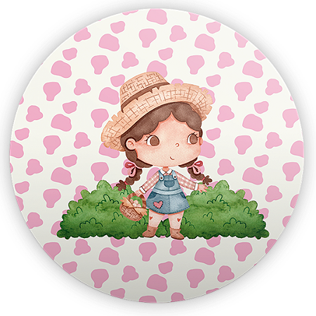 Capa Mini Painel Sublimado - Fazendinha