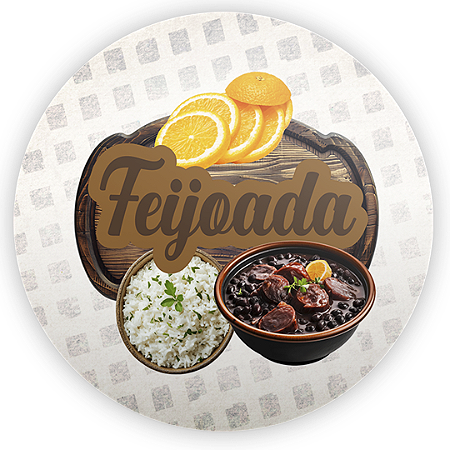 Capa Mini Painel Sublimado - Feijoada