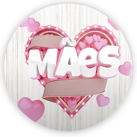 Capa Mini Painel Sublimado - Dia Das Mães