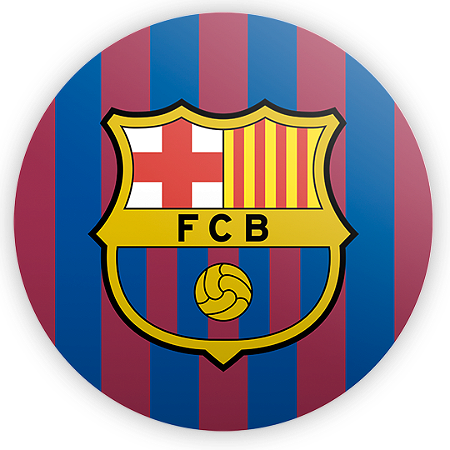Capa Painel Redondo Sublimado - Time Barcelona