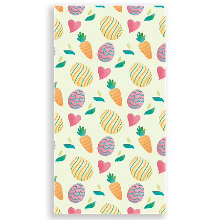 Capa Faixa Lateral Sublimado - Pascoa