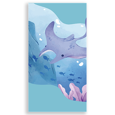 Capa Faixa Lateral Sublimado - Fundo Do Mar