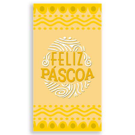 Capa Faixa Lateral Sublimado - Páscoa