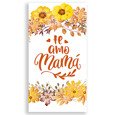 Capa Faixa Lateral Sublimado - Dia de la Madre