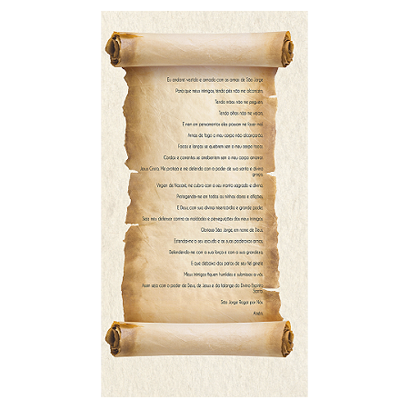 Capa Faixa Lateral Sublimado - São Jorge