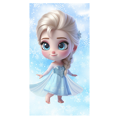 Capa Faixa Lateral Sublimado - Frozen