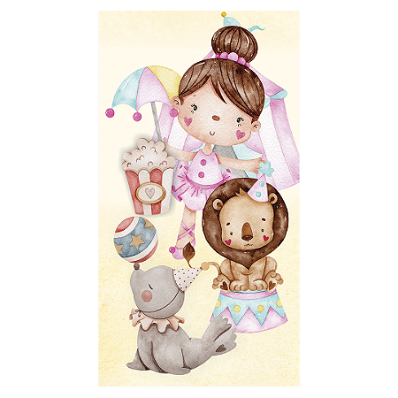 Capa Faixa Lateral Sublimado - Circo