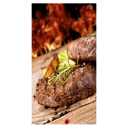 Capa Faixa Lateral Sublimado - Churrasco