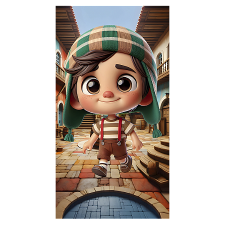 Capa Faixa Lateral Sublimado - Chaves