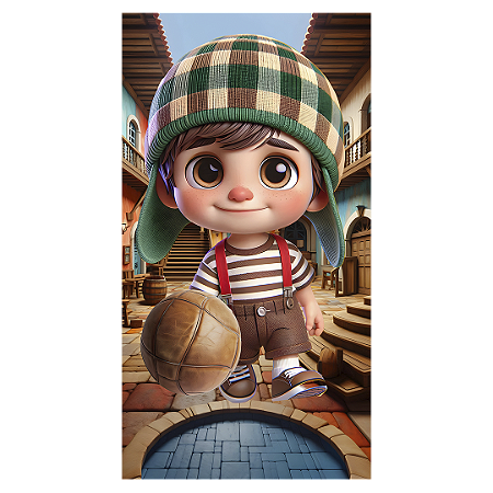 Capa Faixa Lateral Sublimado - Chaves