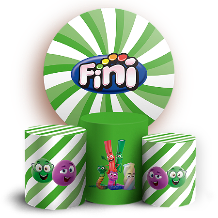 Capas Painel Redondo e Trio Cilindro Sublimado - Fini