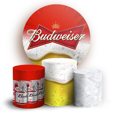Capas Painel Redondo e Trio Cilindro Sublimado - Cerveja