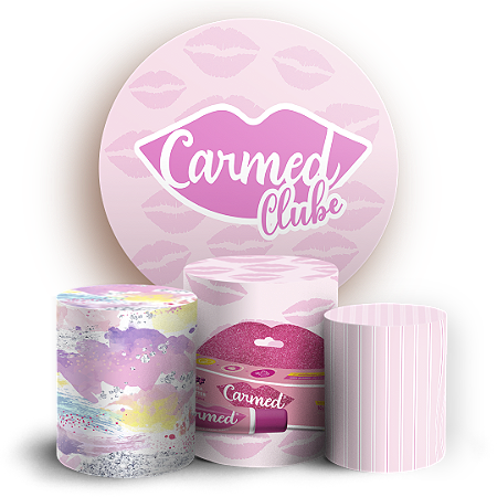 Capas Painel Redondo e Trio Cilindro Sublimado - Carmed