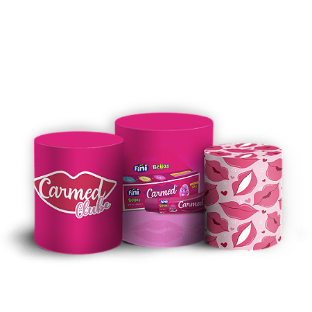 Capas Trio Cilindro Sublimado Vest Facil - Carmed