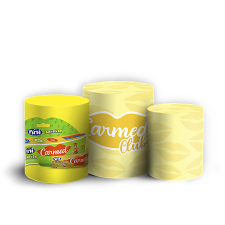 Capas Trio Cilindro Sublimado Vest Facil - Carmed