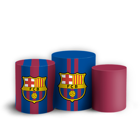 Capas Trio Cilindro Sublimado Vest Facil - Time Barcelona