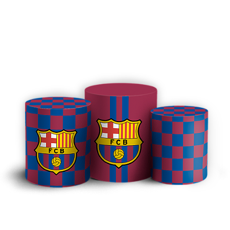 Capas Trio Cilindro Sublimado Vest Facil - Time Barcelona