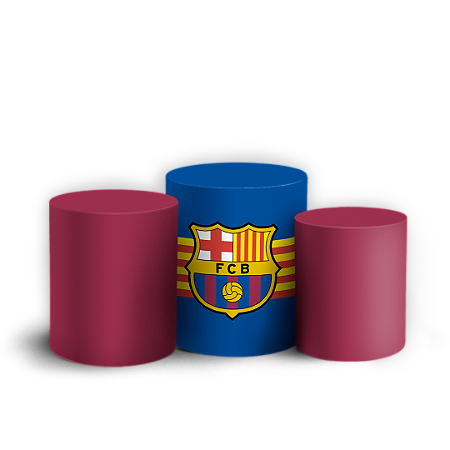 Capas Trio Cilindro Sublimado Vest Facil - Time Barcelona