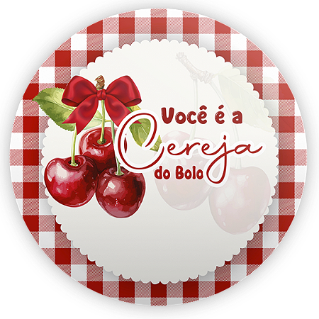 Capa Mini Painel Sublimado - Cerejinha