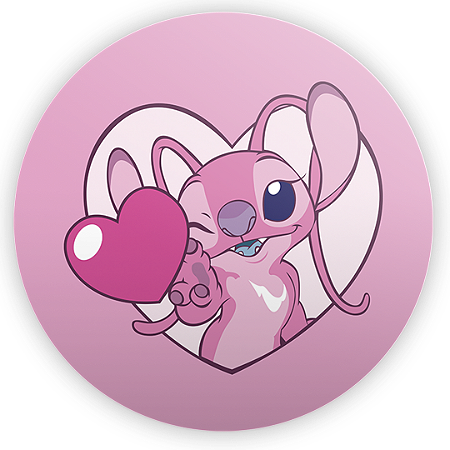 Capa Mini Painel Sublimado - Lilo Stitch Angel