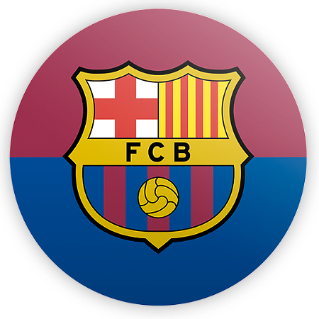 Capa Painel Redondo Sublimado - Time Barcelona