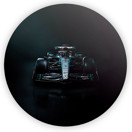 Capa Painel Redondo Sublimado - Formula 1