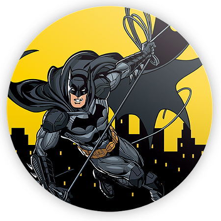 Capa Painel Redondo Sublimado - Batman