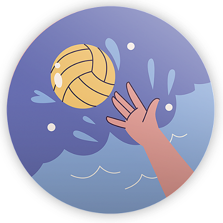 Capa Painel Redondo Sublimado - Volei