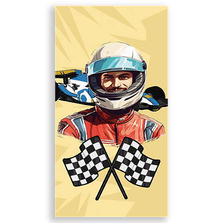 Capa Faixa Lateral Sublimado - Formula 1
