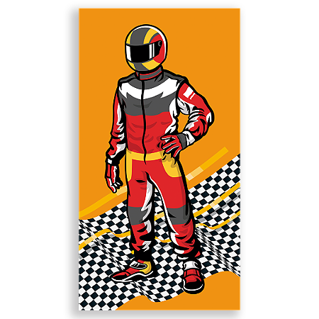 Capa Faixa Lateral Sublimado - Formula 1