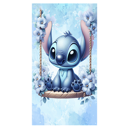 Capa Faixa Lateral Sublimado - Stitch