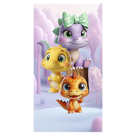 Capa Faixa Lateral Sublimado - Dinossauro