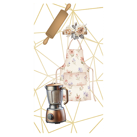 Capa Faixa Lateral Sublimado - Chá De Casa Nova