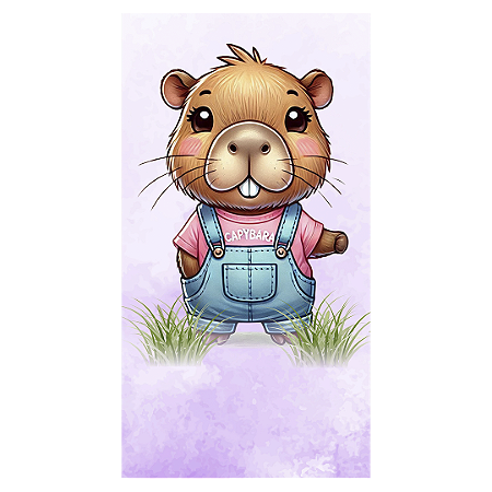 Capa Faixa Lateral Sublimado - Capivara