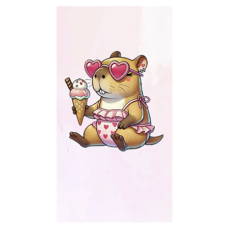 Capa Faixa Lateral Sublimado - Capivara