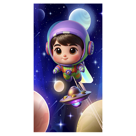 Capa Faixa Lateral Sublimado - Astrounauta