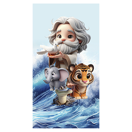 Capa Faixa Lateral Sublimado - Arca De Noé