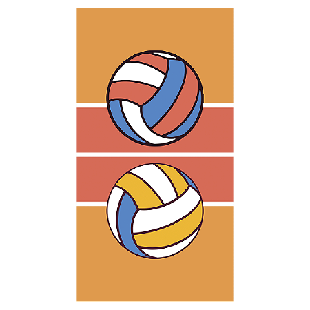 Capa Faixa Lateral Sublimado - Volei