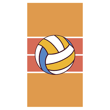 Capa Faixa Lateral Sublimado - Volei