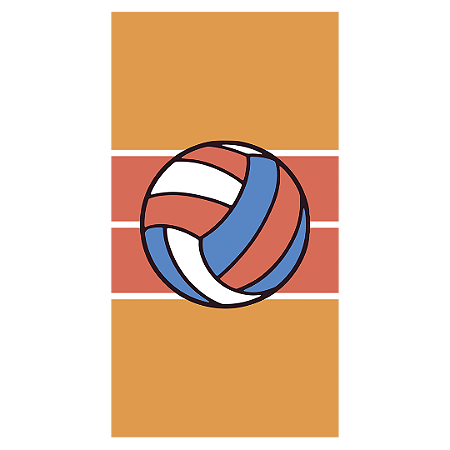 Capa Faixa Lateral Sublimado - Volei