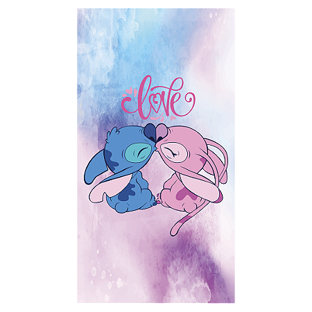 Capa Faixa Lateral Sublimado - Lilo Stitch Angel